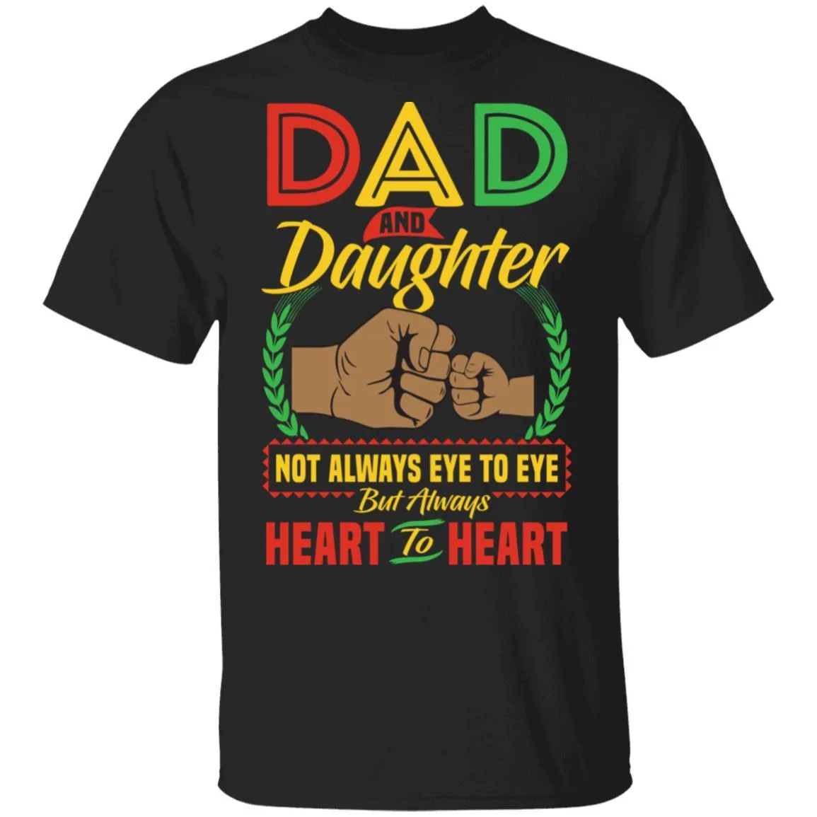 Dad And Daughter Heart To Heart T-Shirt