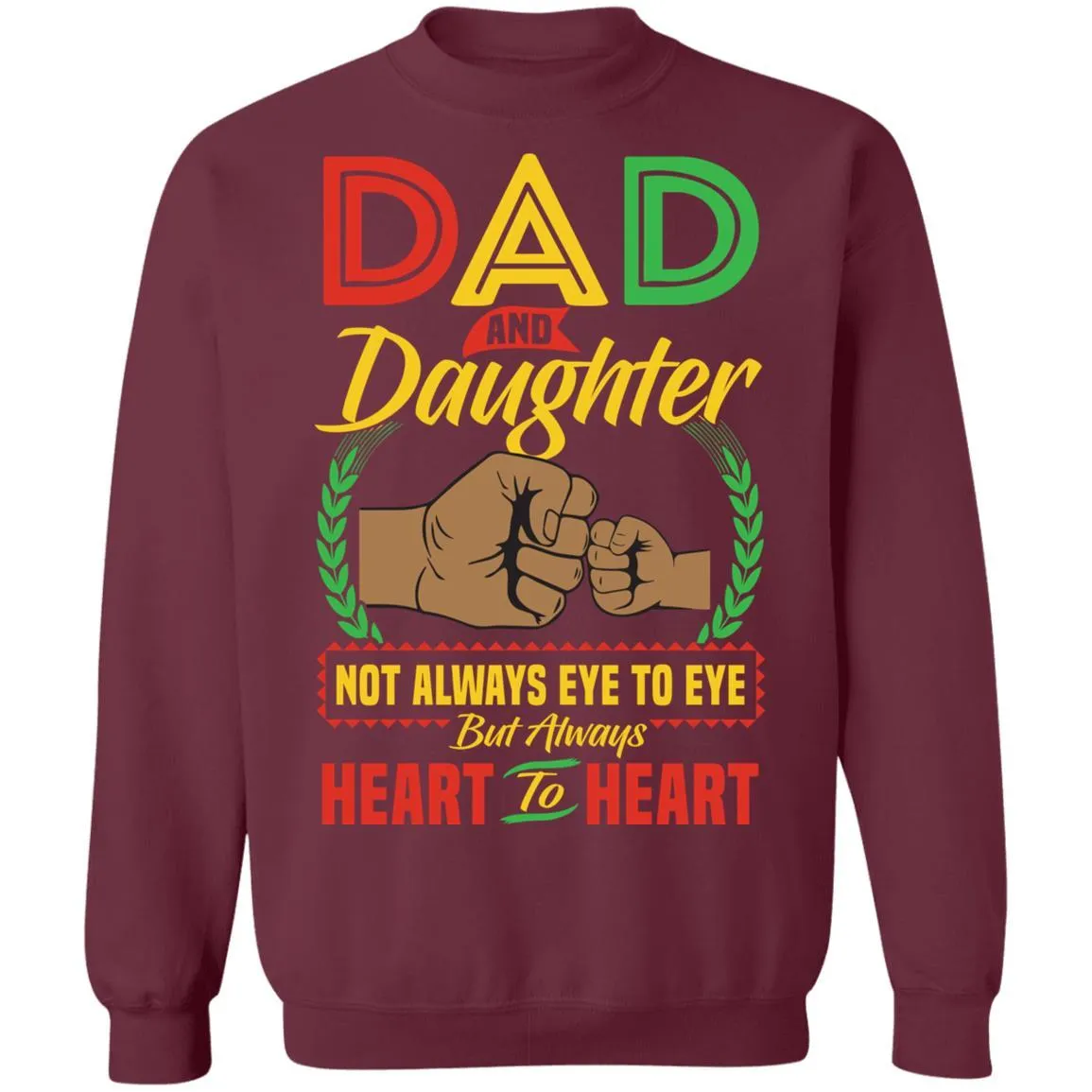 Dad And Daughter Heart To Heart T-Shirt