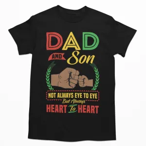 Dad And Son Heart To Heart T-Shirt