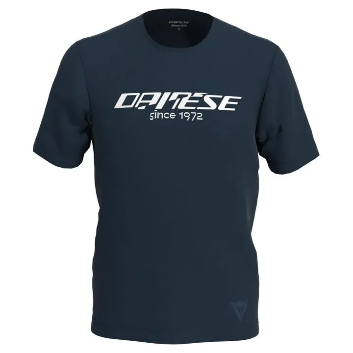 Dainese Casual Paddock Long T-Shirt Black White