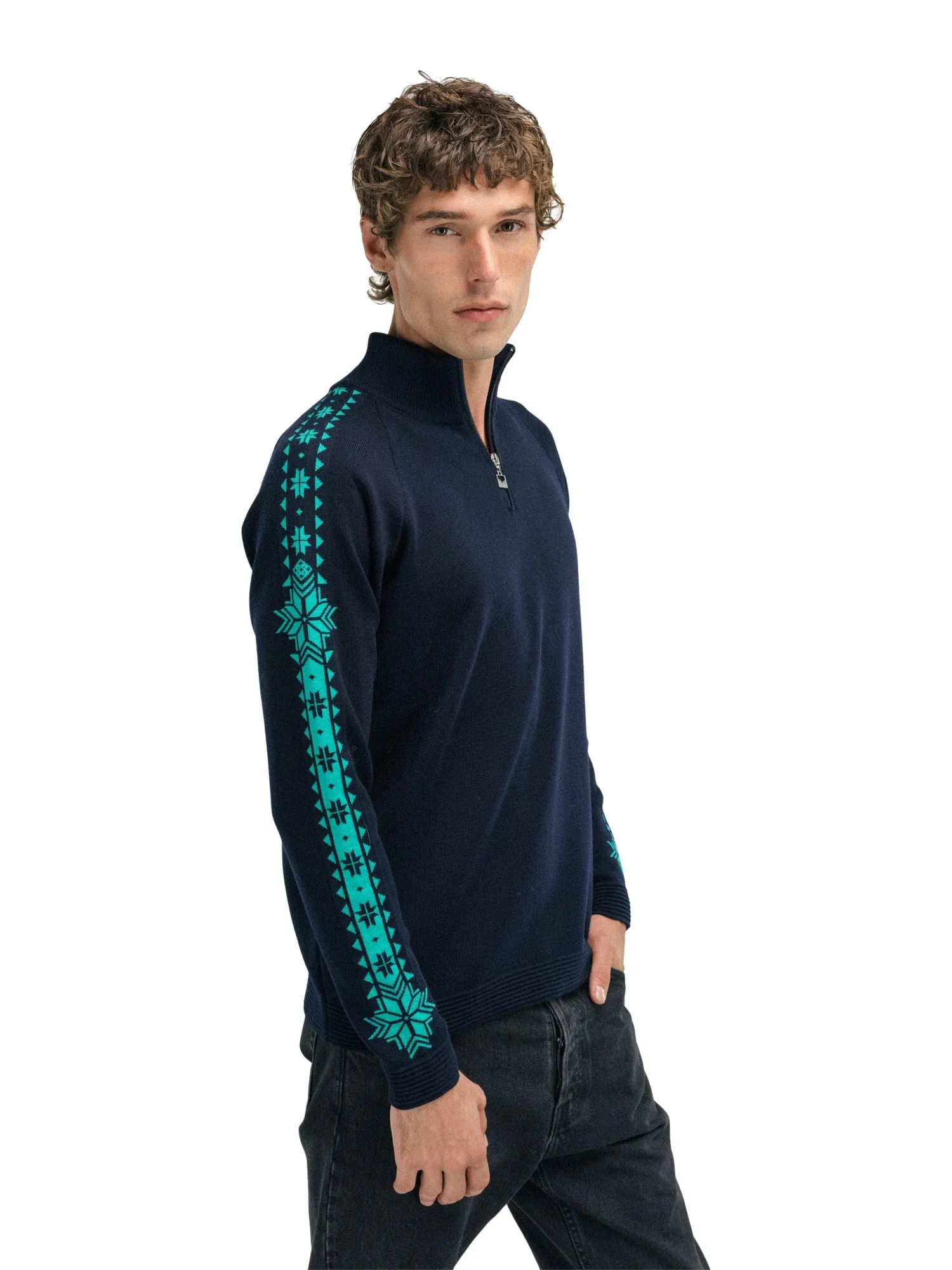 Dale of Norway | Geilo Sweater | Men's | Marine/Peacock