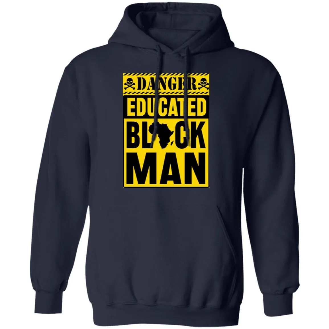 Danger Educated Black Man 1 T-shirt