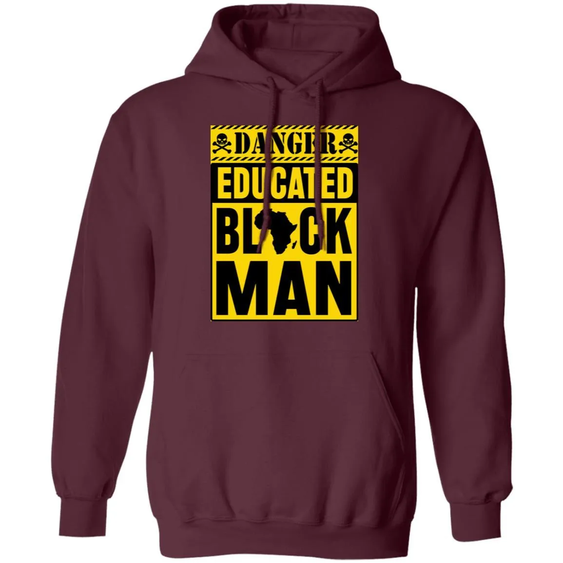 Danger Educated Black Man 1 T-shirt