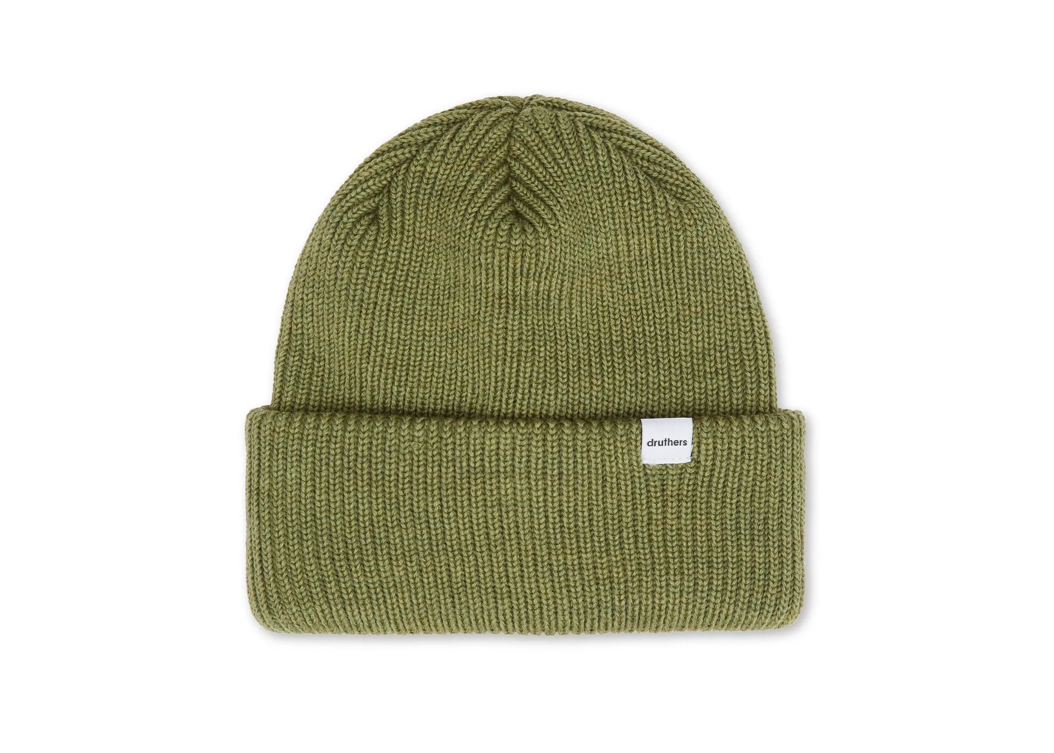 Druthers Merino Wool 1x1 Rib Knit Beanie