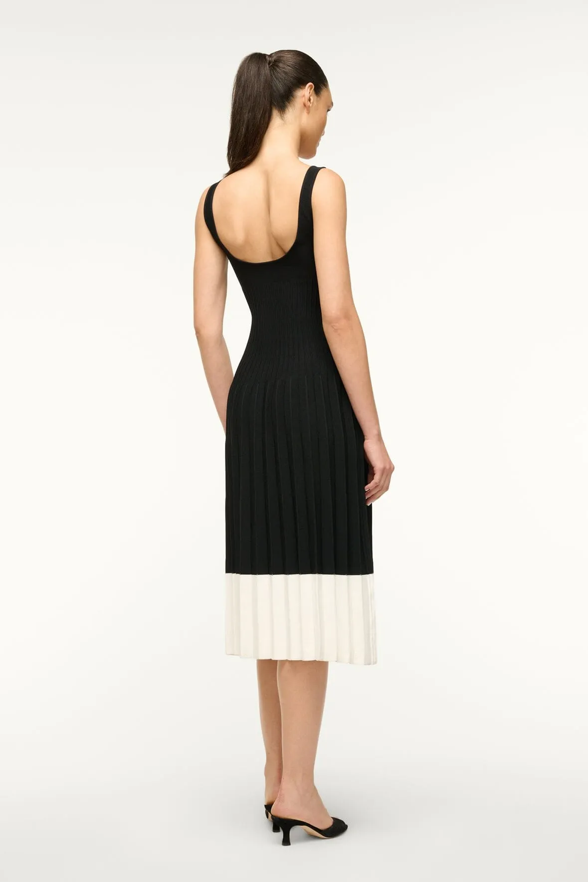 ELLISON DRESS | BLACK IVORY