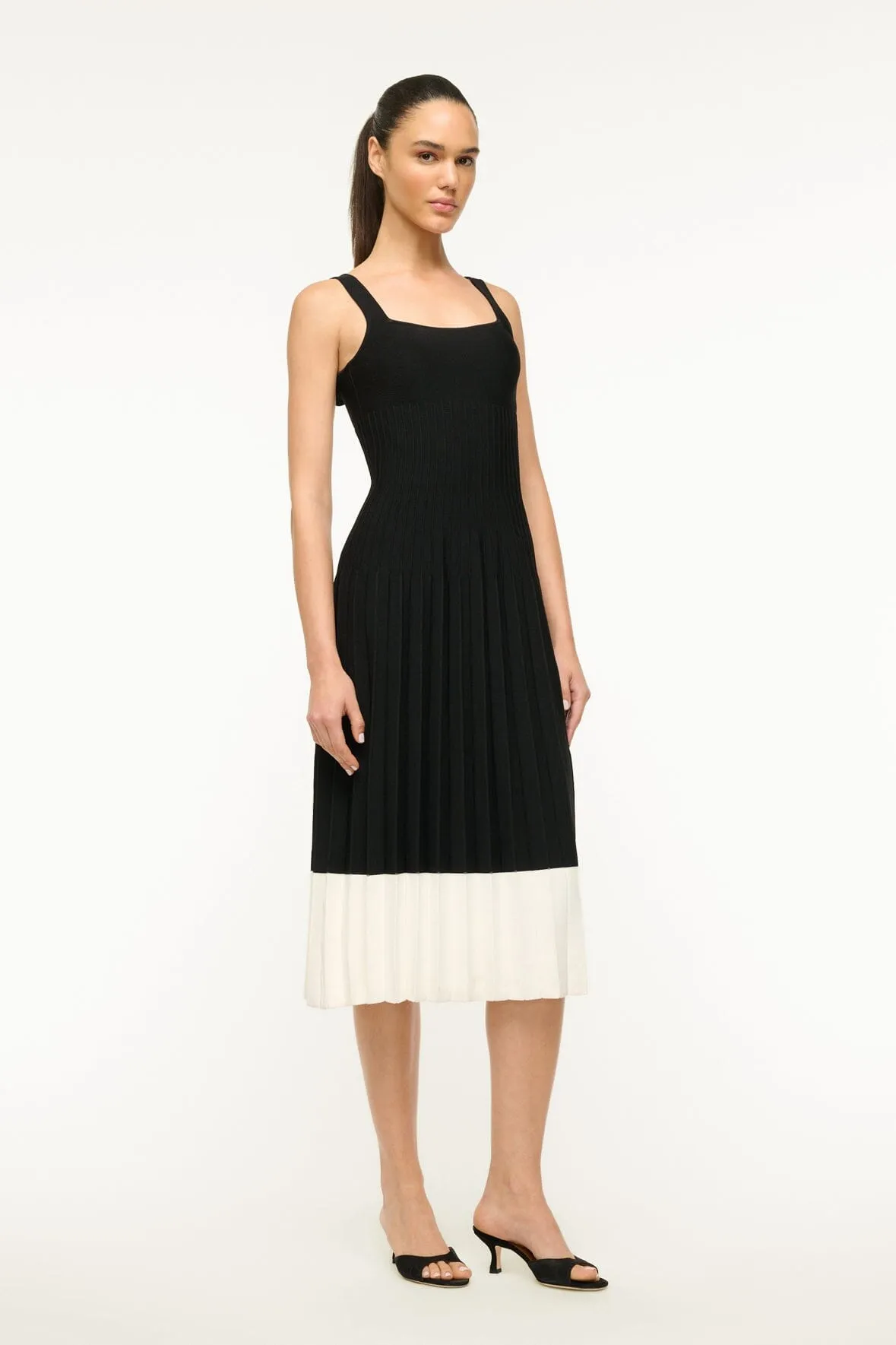 ELLISON DRESS | BLACK IVORY