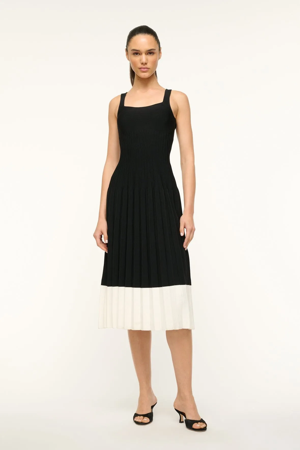 ELLISON DRESS | BLACK IVORY