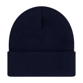 Elowel Beanie Hats for Men and Women - 100% Acrylic Thick Thermal Knit Skull Beanie Winter Hat - Unisex Cuffed Plain Dark Blue Beanie Hat