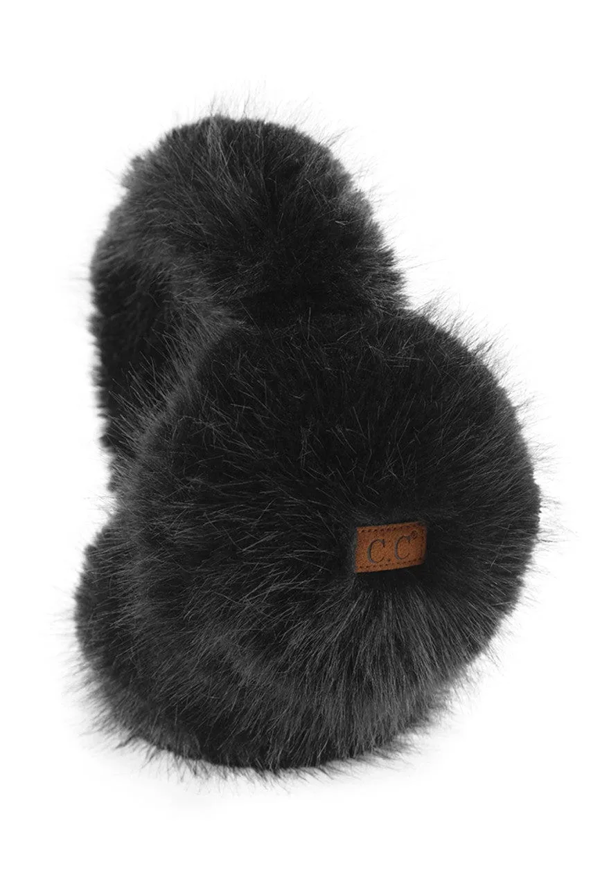 EMS4350 Long Faux Fur Cozy Earmuffs