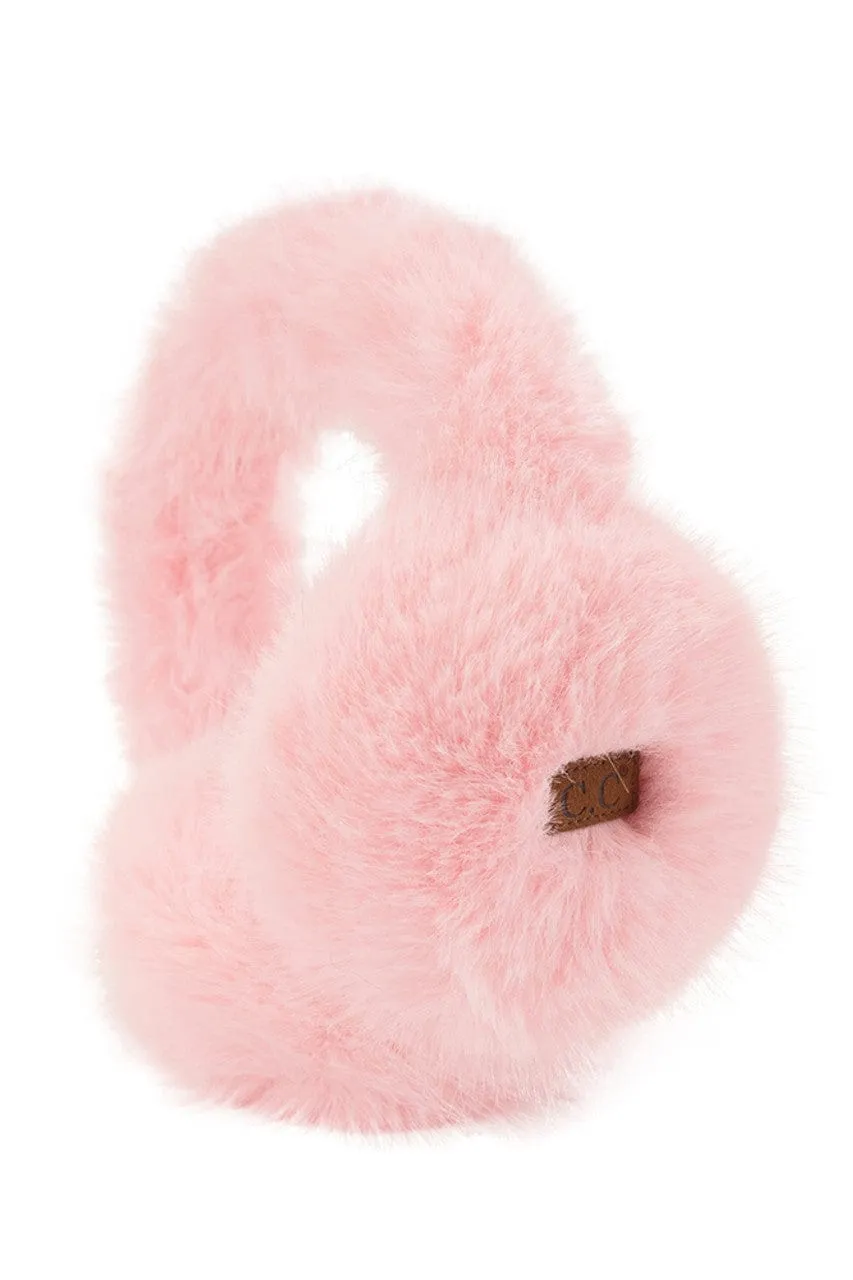 EMS4350 Long Faux Fur Cozy Earmuffs