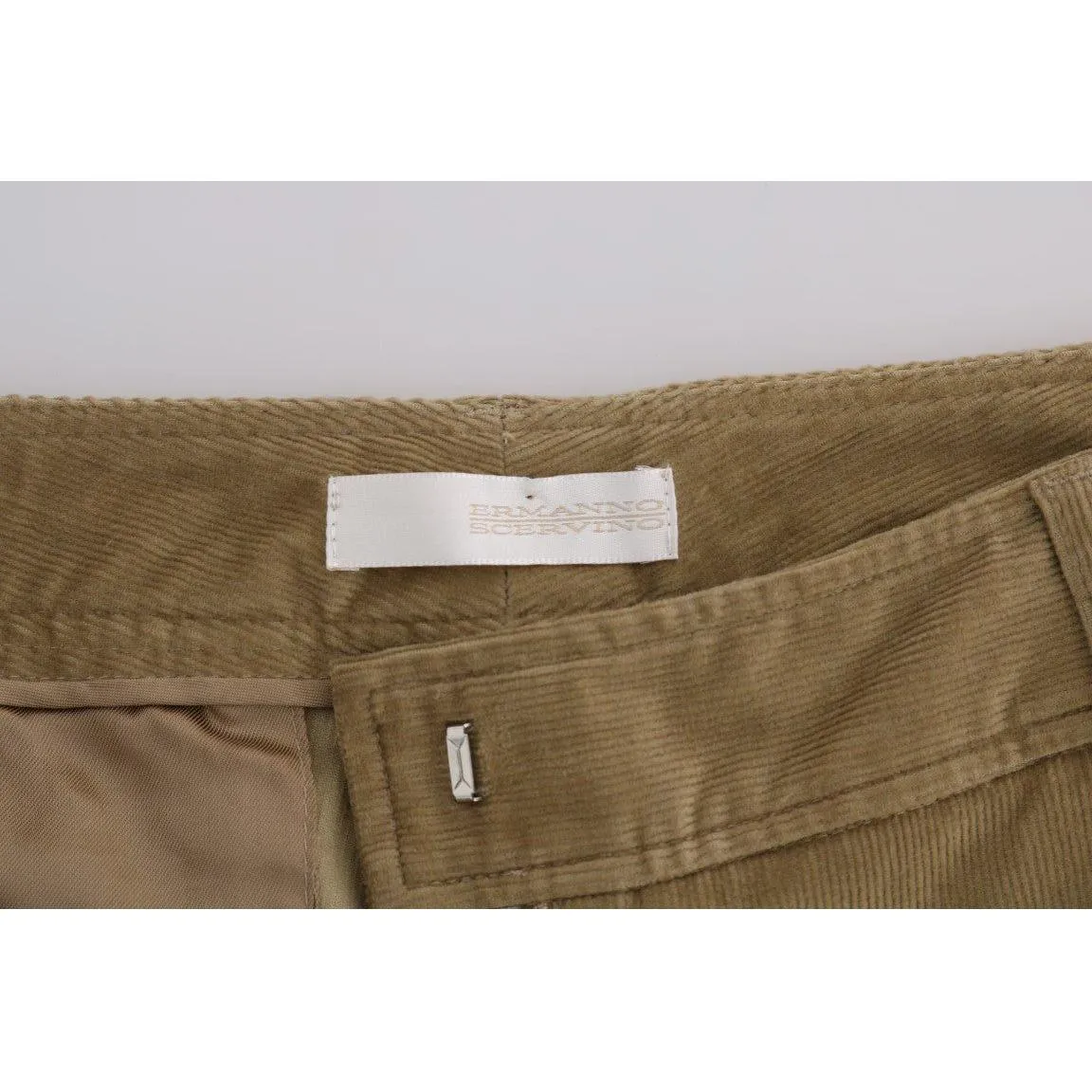 Ermanno Scervino Chic Beige Casual Pants for Sophisticated Style