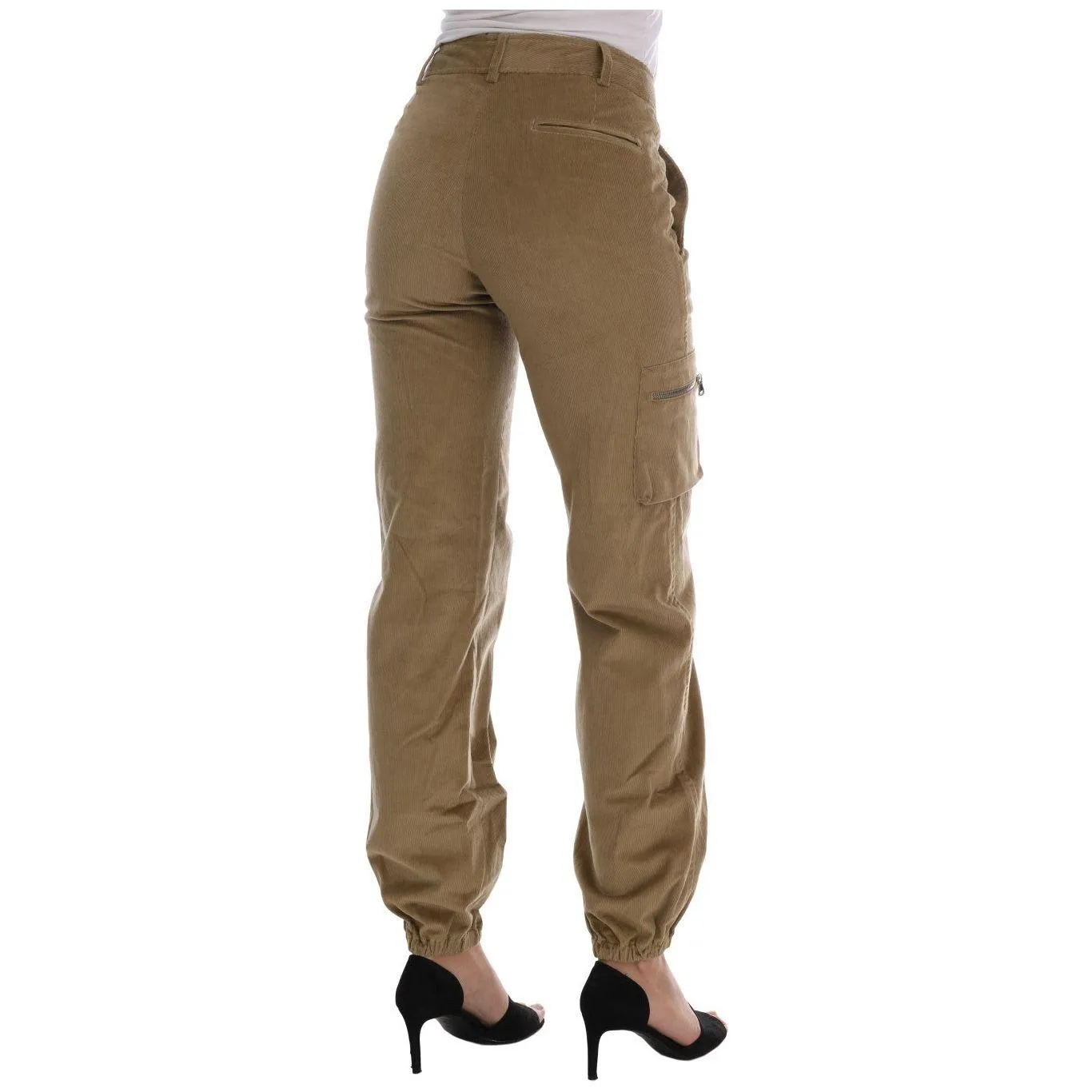 Ermanno Scervino Chic Beige Casual Pants for Sophisticated Style