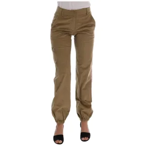 Ermanno Scervino Chic Beige Casual Pants for Sophisticated Style