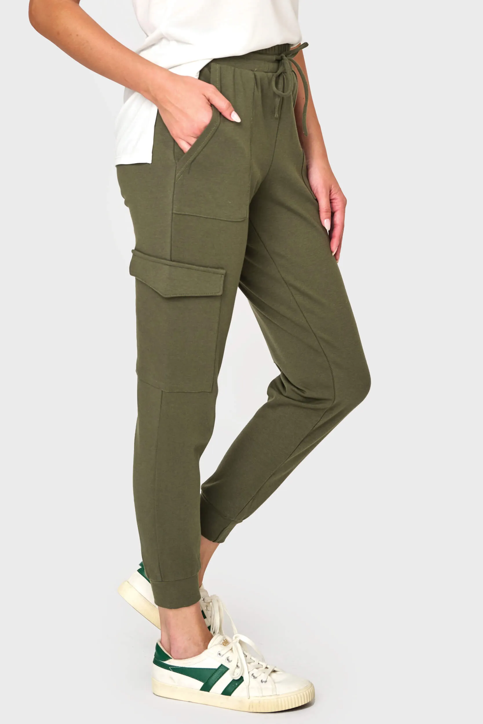 Essential Soft Ponte Cargo Jogger