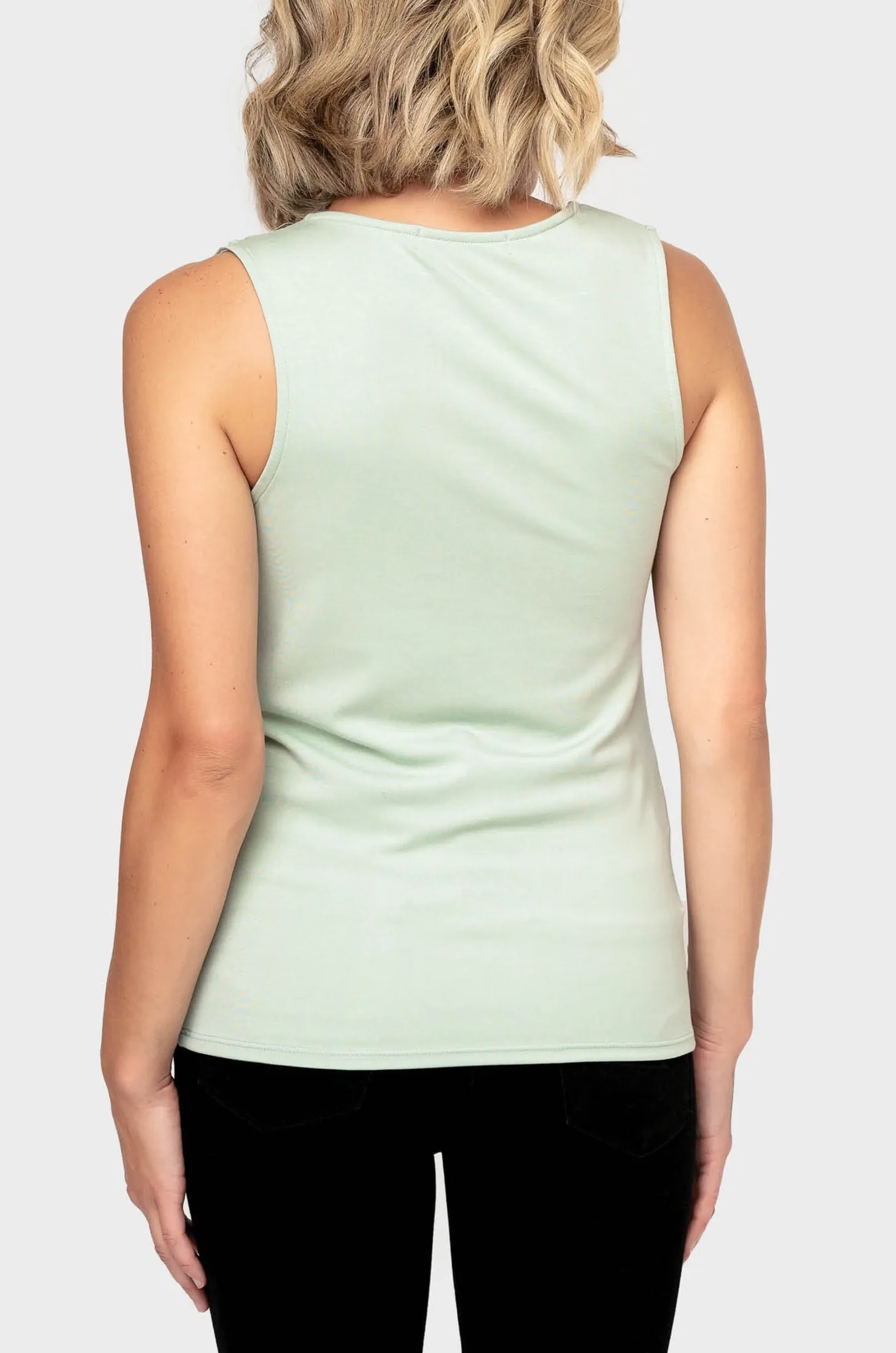 Feeling Fierce Sleeveless Cut Out Knit Top