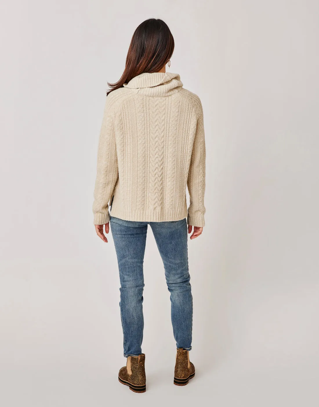 Field Sweater: Lt. Khaki Heather - FINAL SALE