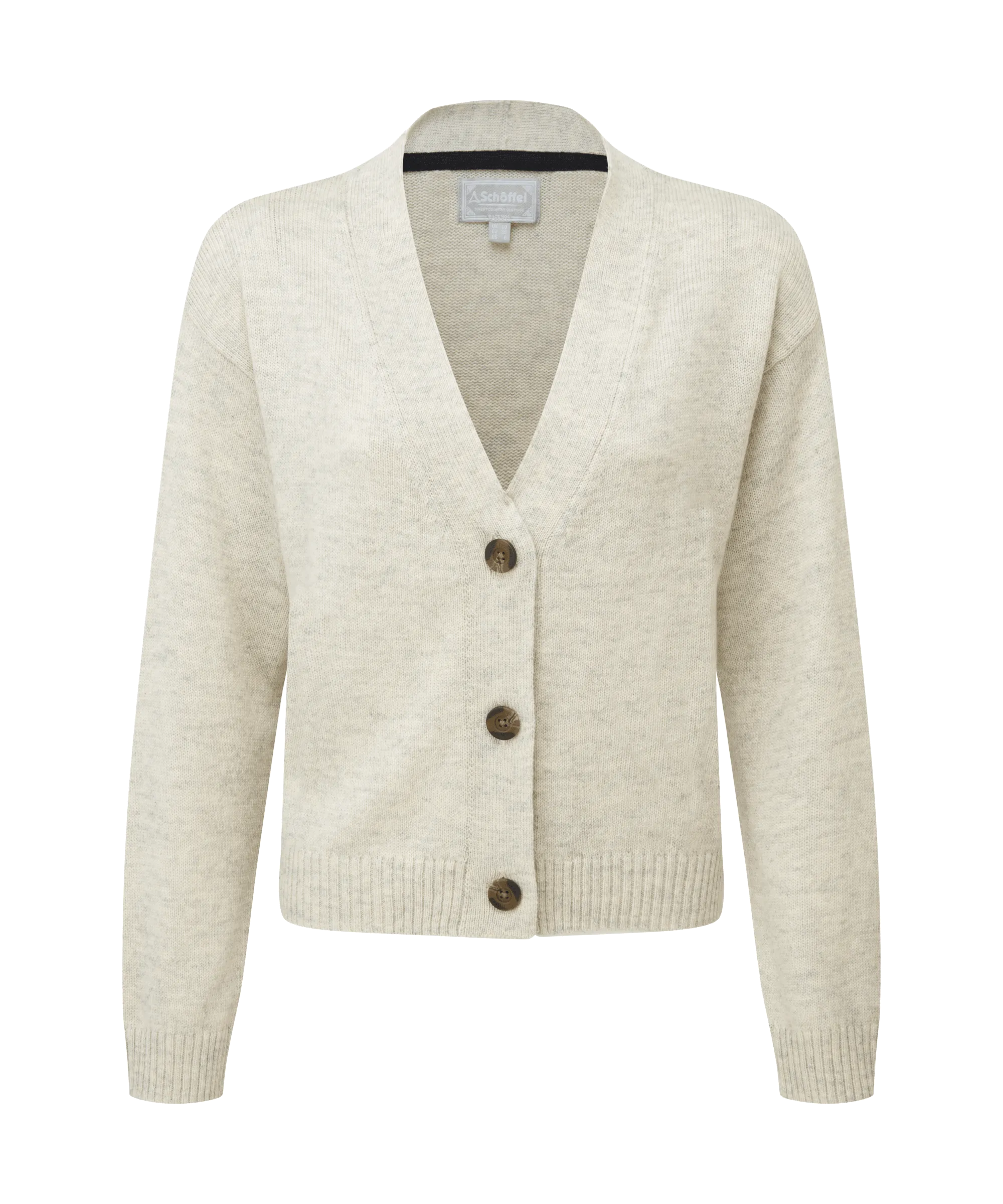 Filey Cardigan - Oat Grey