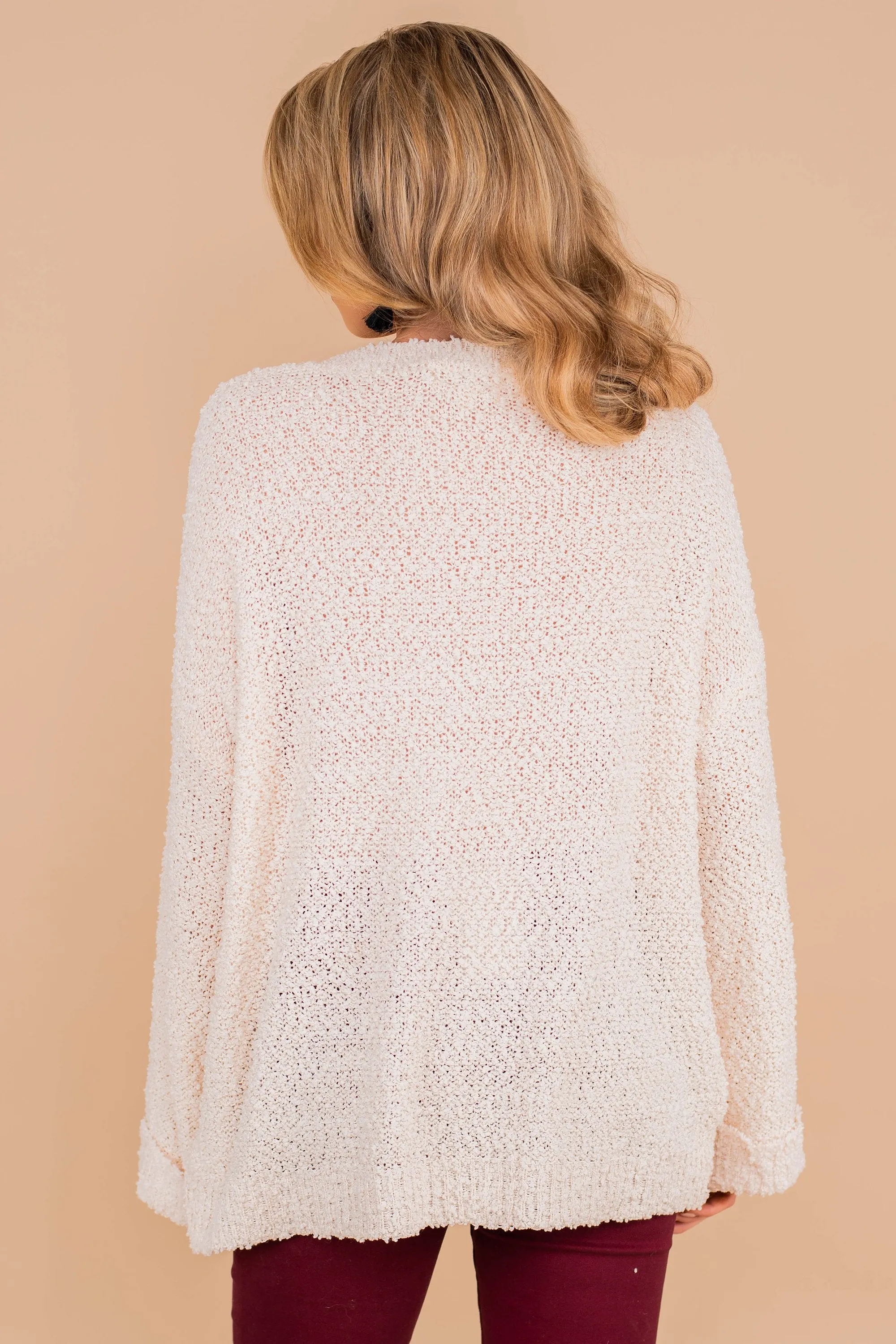 Find Your Love Sweet Cream Popcorn Sweater