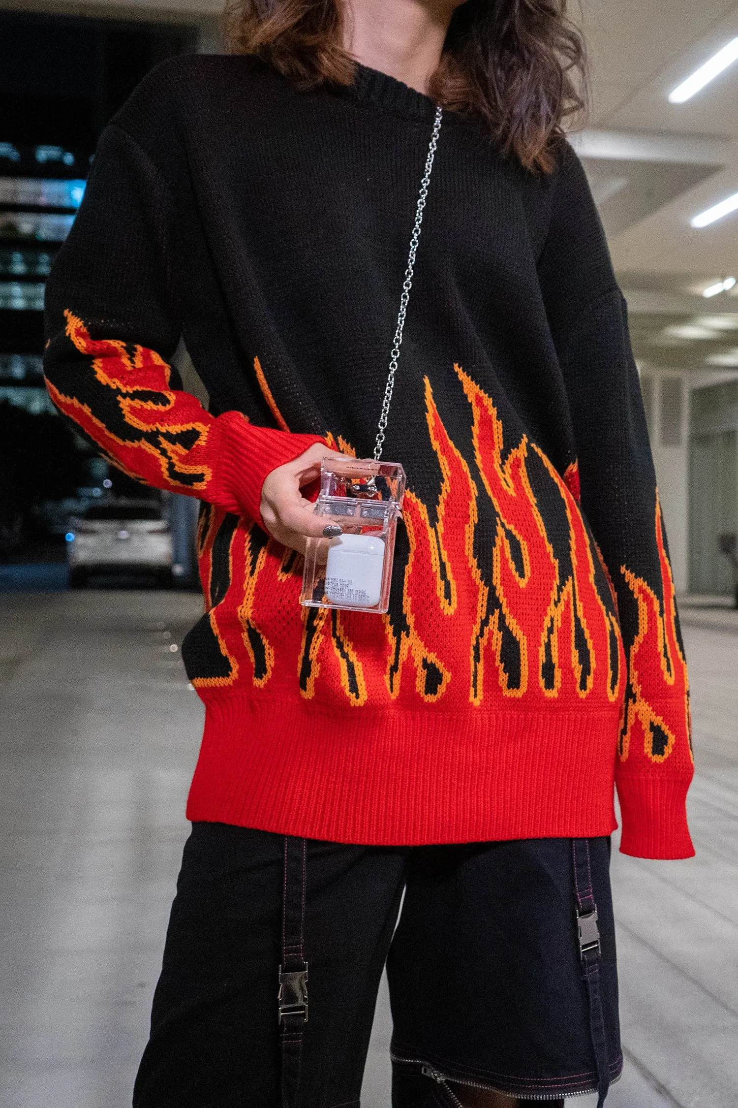 FLAME BLAZE oversized sweater