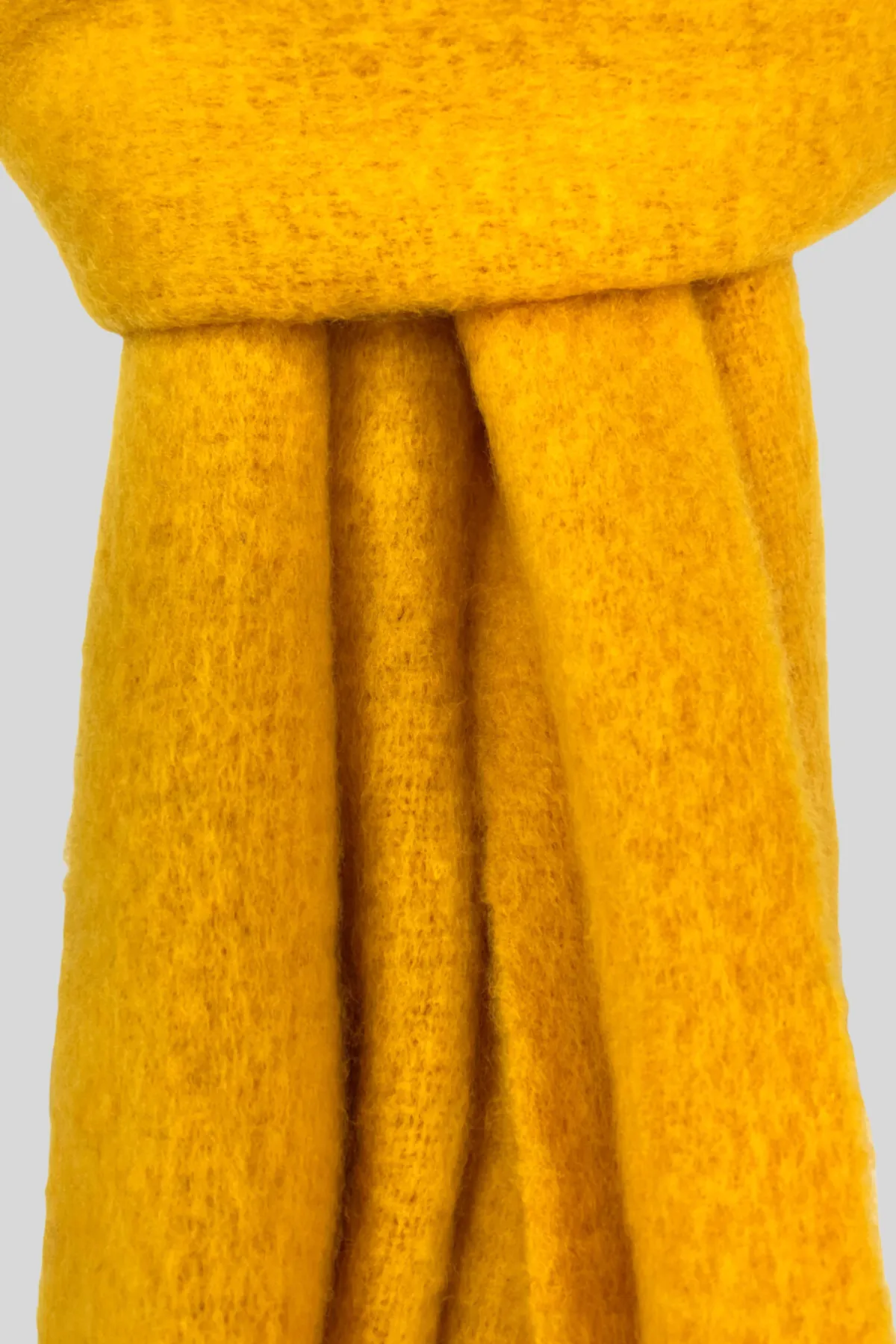 Fluffy Mustard Supersoft Scarf