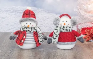 Fur Scarf Snowmen Sitters