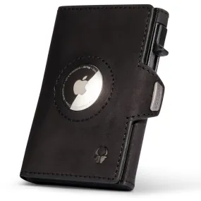 Genuine Leather Slim Wallet - Rfid Blocking Anti-Theft Bifold Wallet - Mens