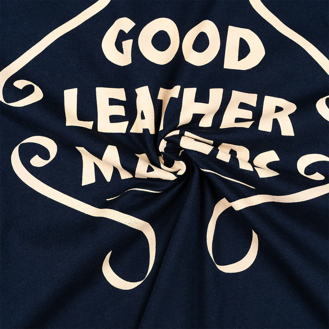 GOOD LEATHER MASTERS  TEE SHIRT- NAVY