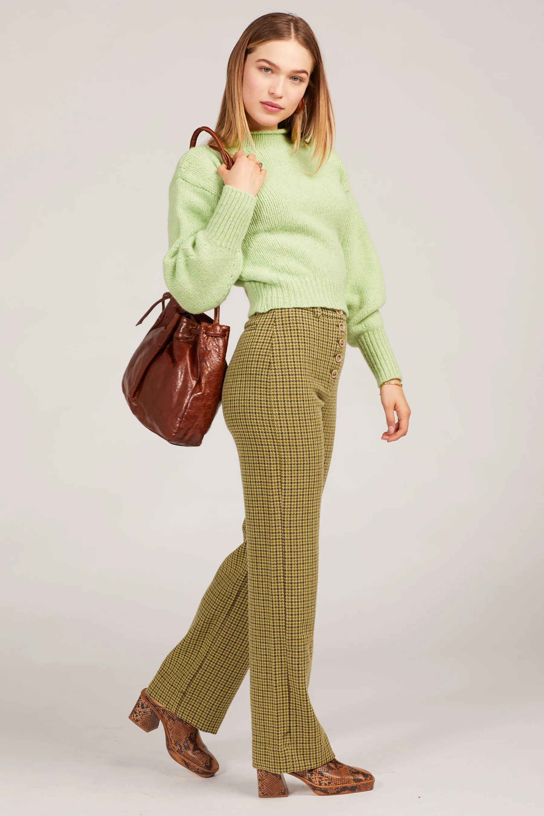 Green Castelbuono Trousers