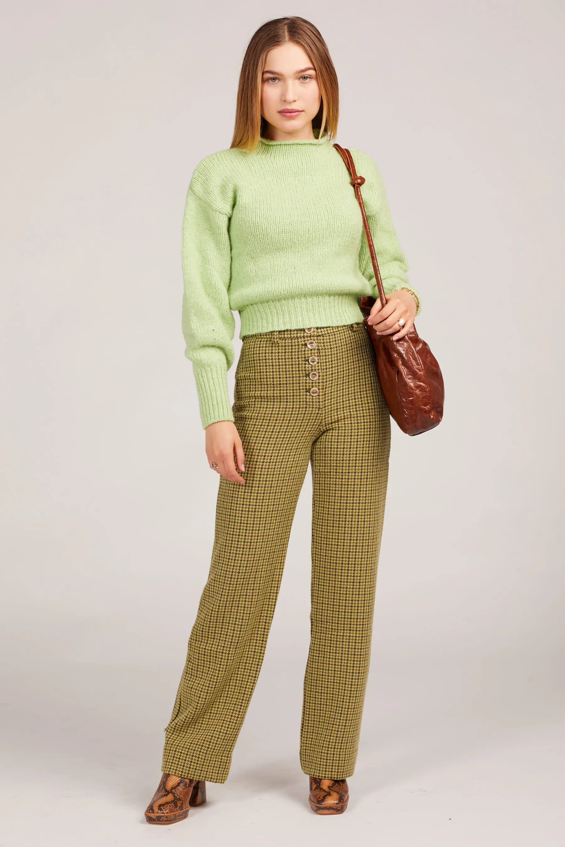 Green Castelbuono Trousers