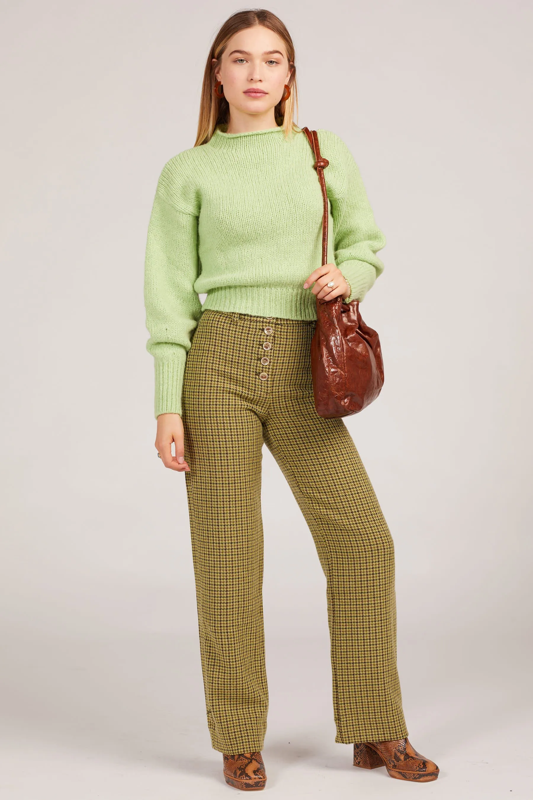 Green Castelbuono Trousers