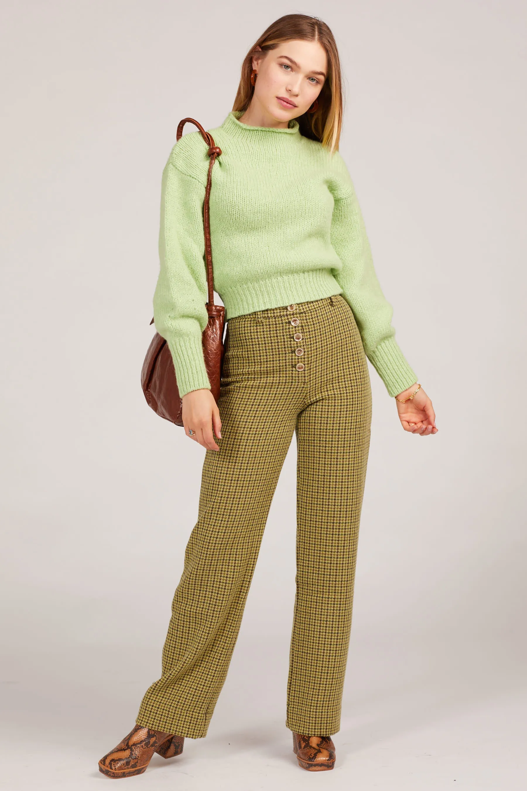 Green Castelbuono Trousers