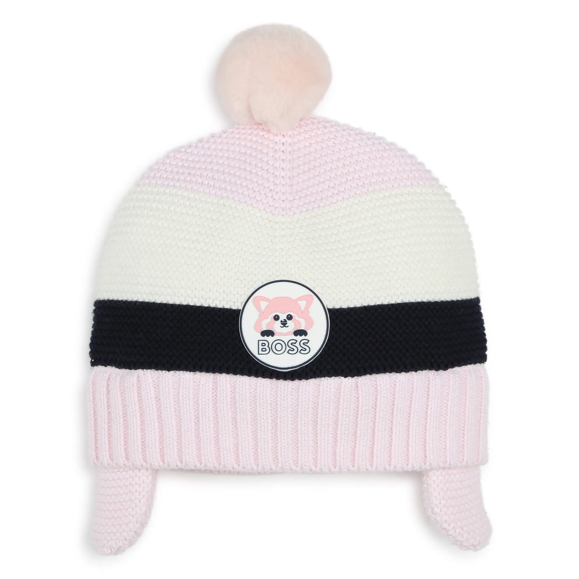 Hugo Boss Pink Striped Hat