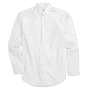 J. Peterman Men's Long Sleeve Mandarin Collar Button Up Shirt