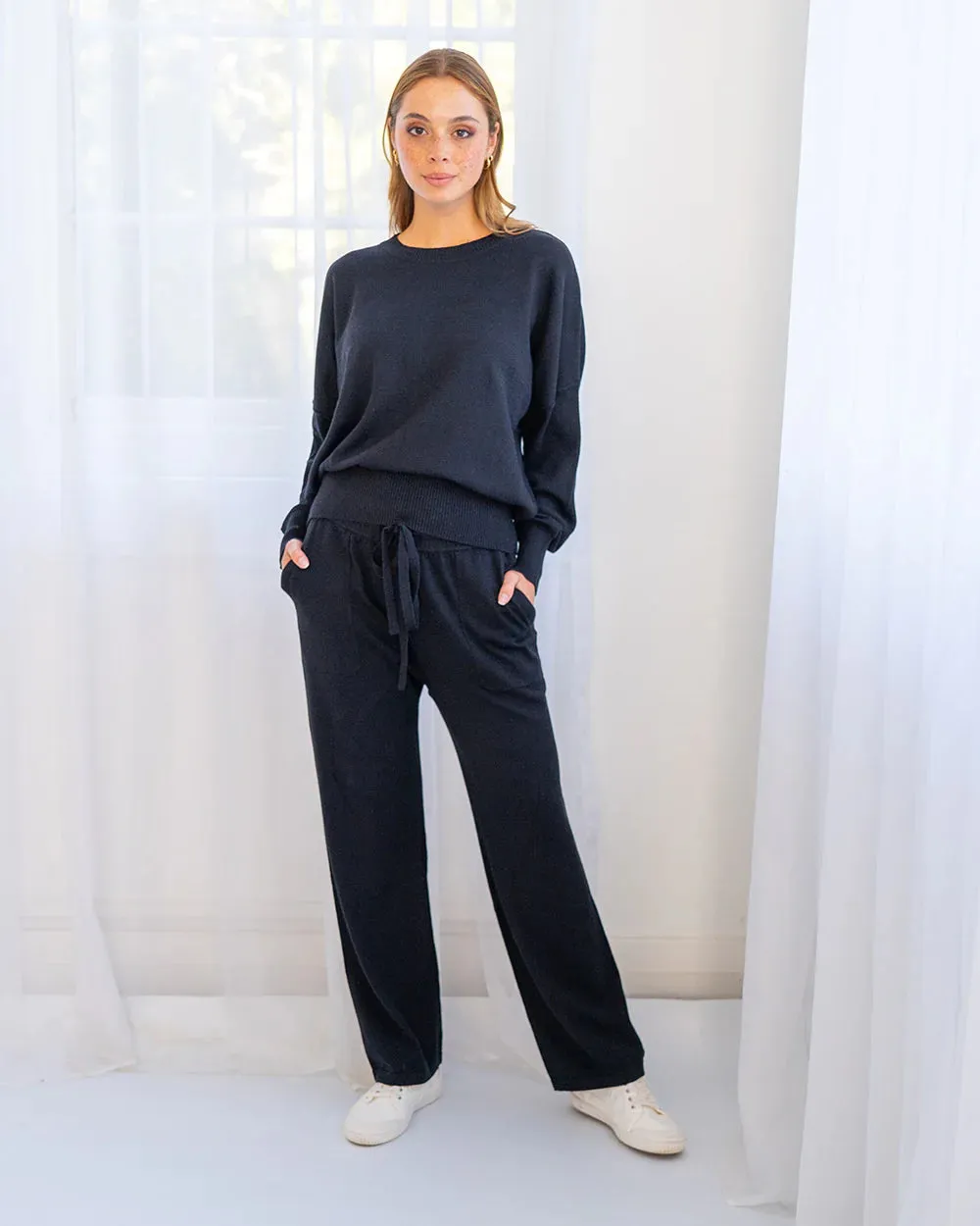 Kelsey Lounge Pant Black