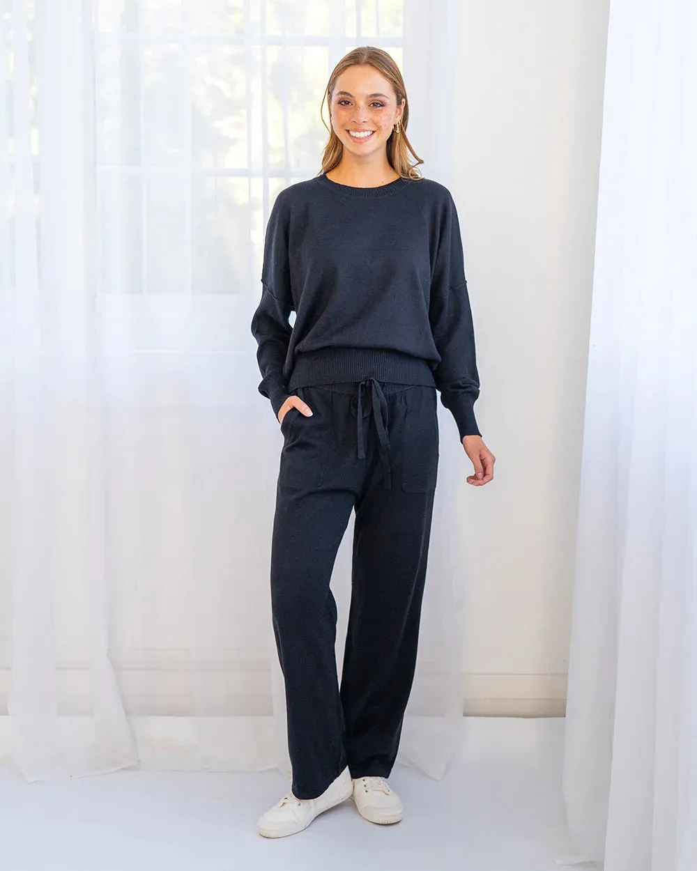 Kelsey Lounge Pant Black