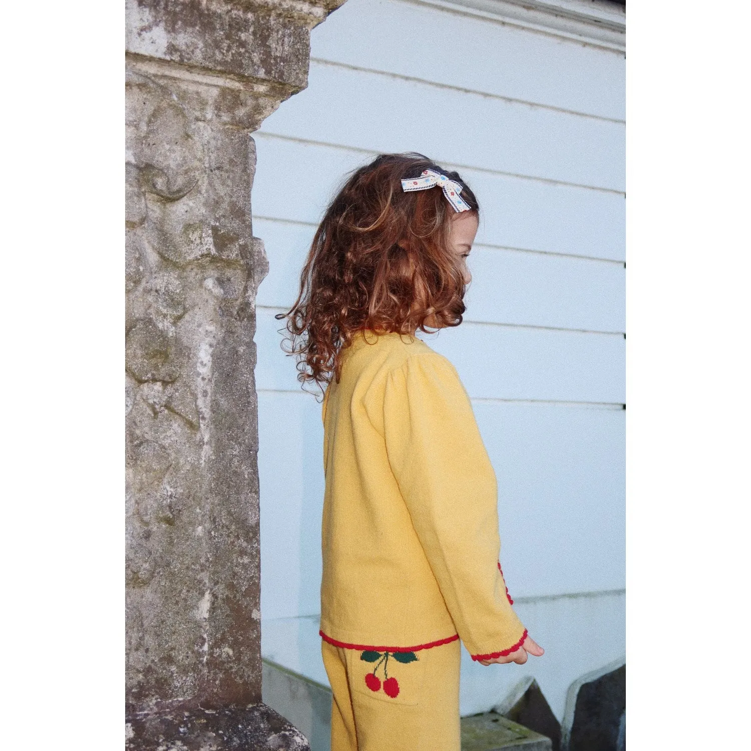 Konges Sløjd Yolk Yellow Alexa Knit Cardigan