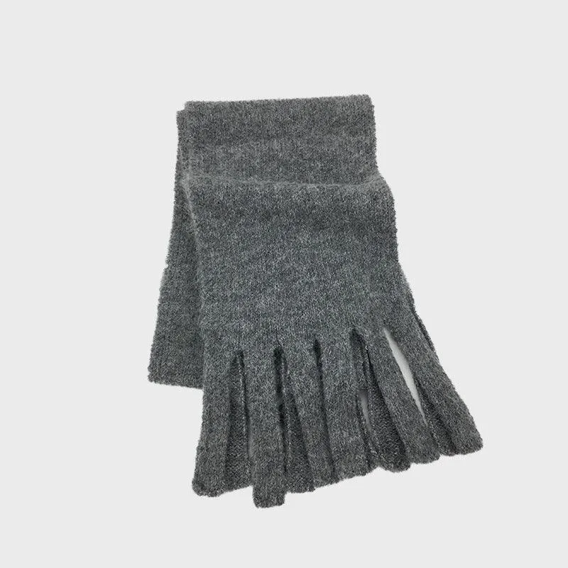 Ladies Basic Solid Color Tassel Wool Blend Soft Scarf YW008