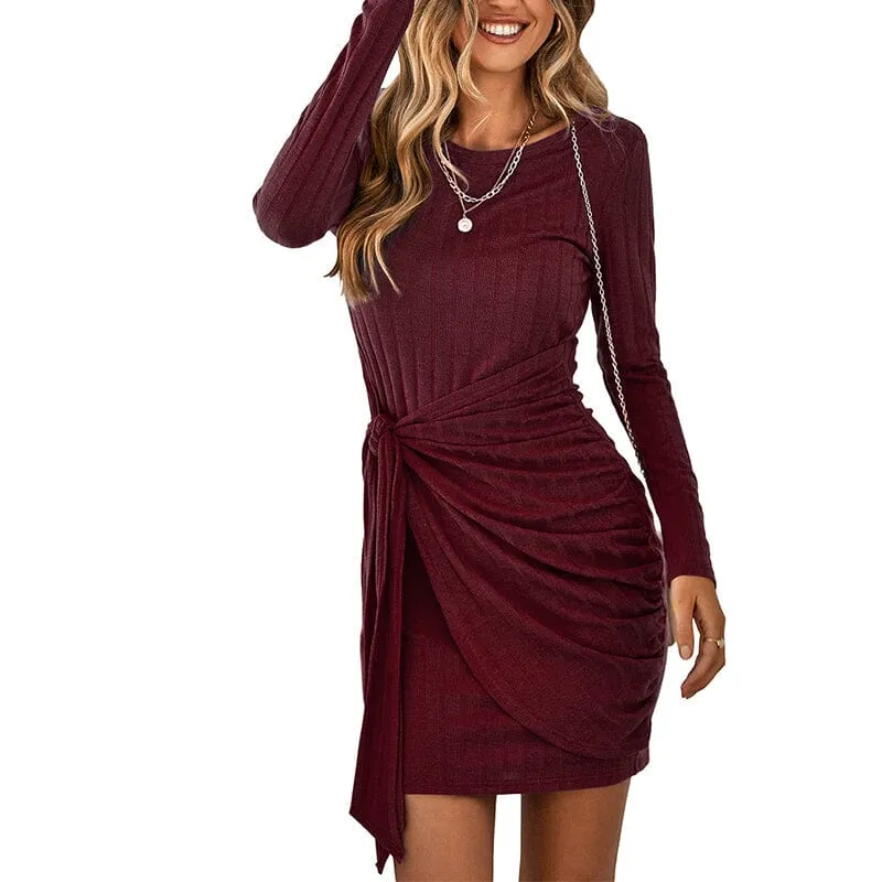 Ladies Knit Sexy Slim Dress