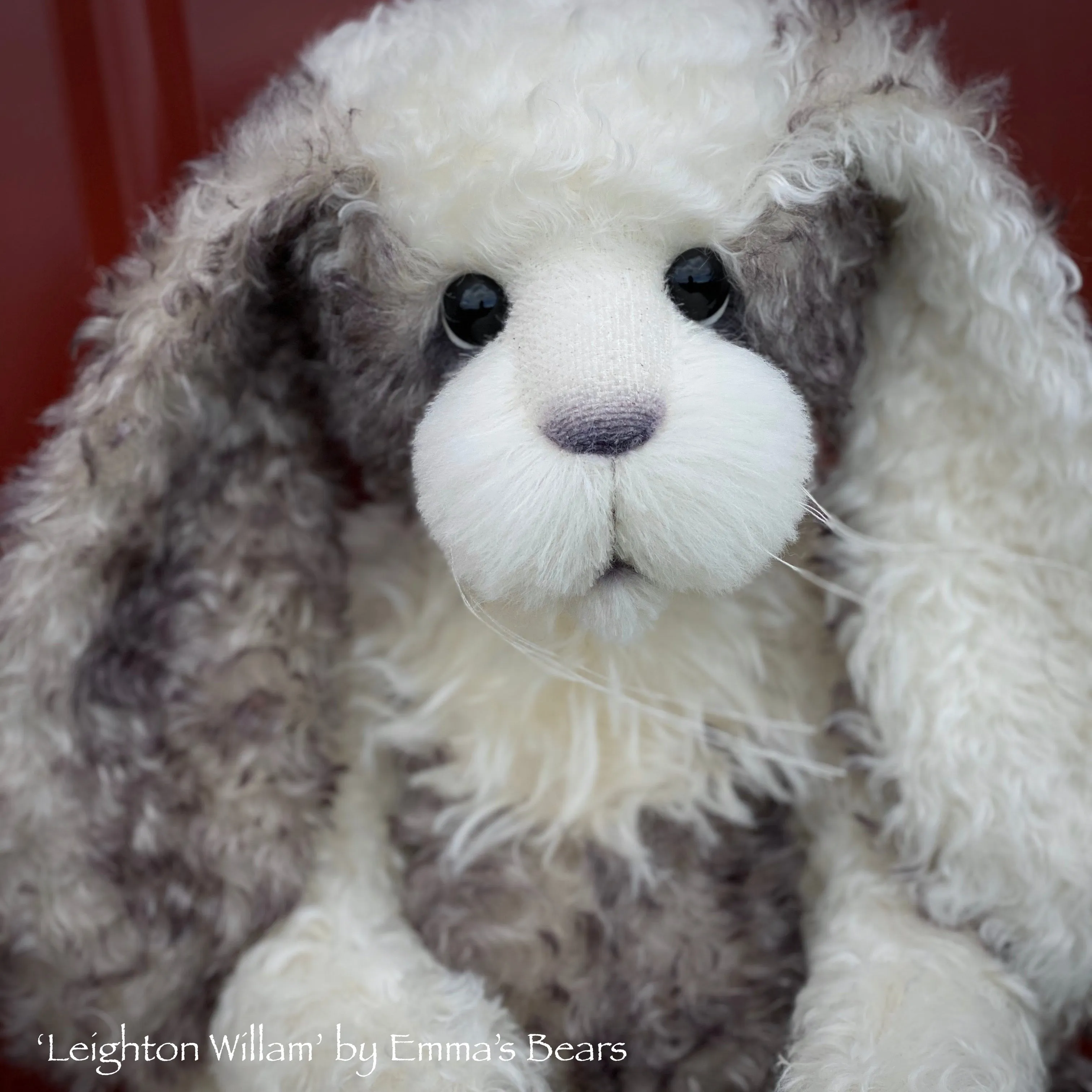 Leighton Willam - 21" Mohair and Alpaca Toddler Artist BUNNY by Emma's Bears - OOAK