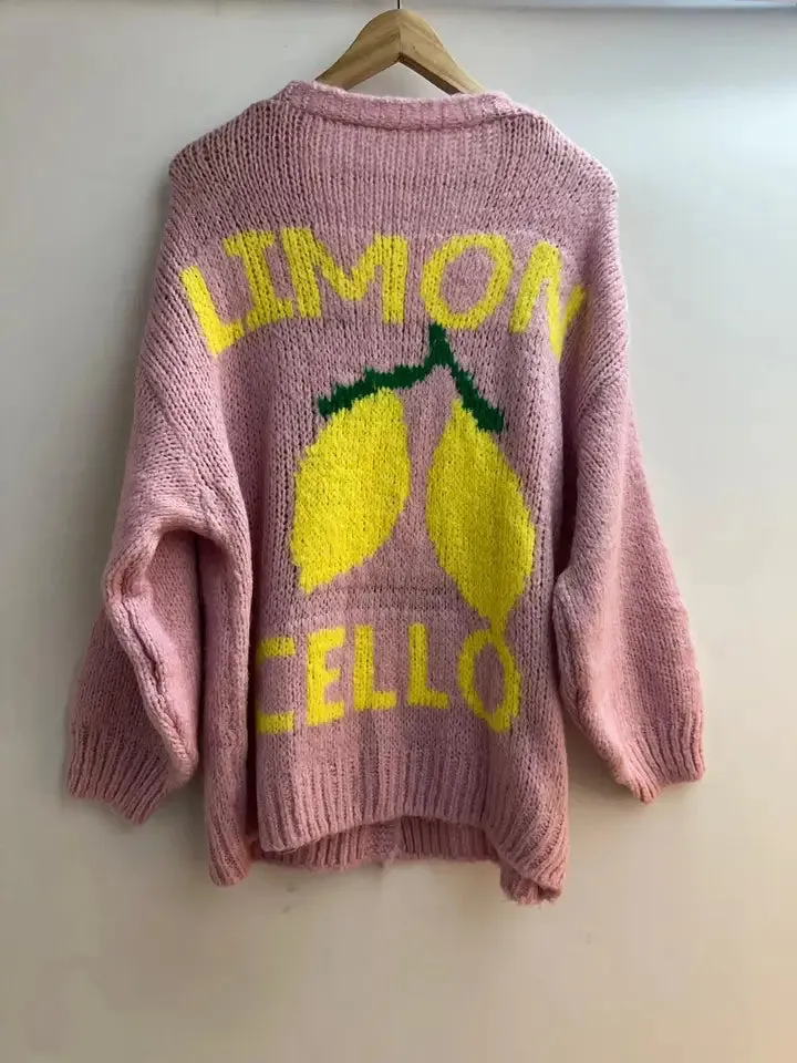 Limoncello Cardigan by Loriane in Cream