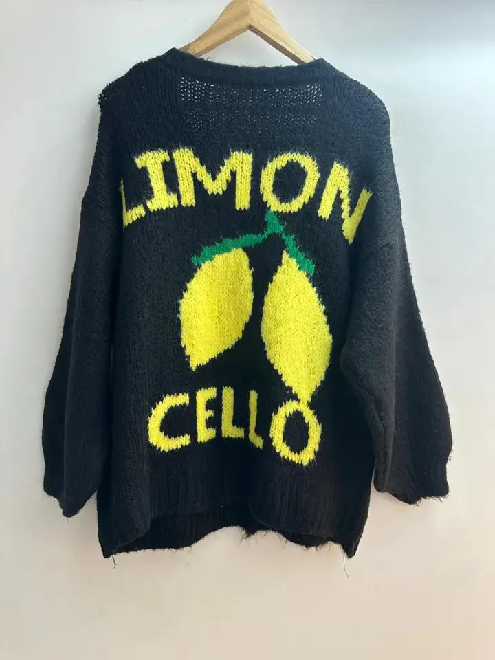 Limoncello Cardigan by Loriane in Cream