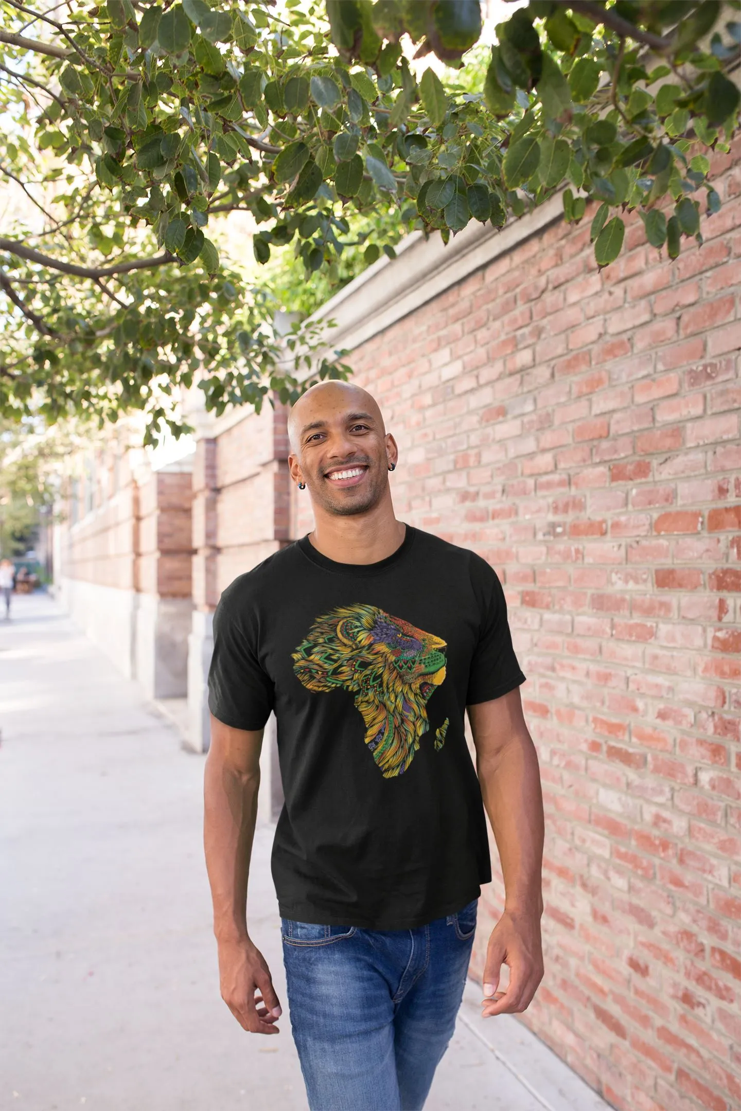 Lion African Pattern T-shirt