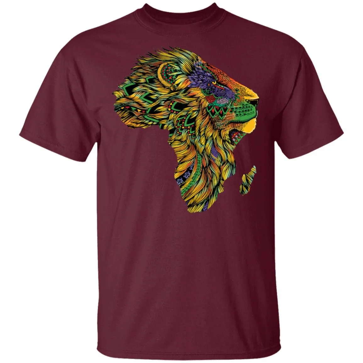 Lion African Pattern T-shirt