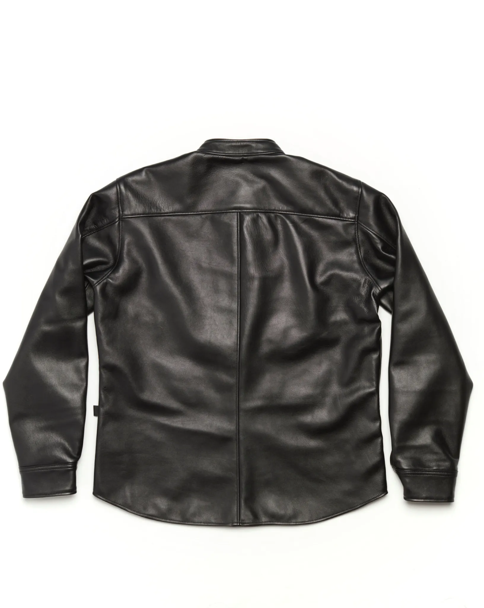 Long Sleeve Leather Shirt