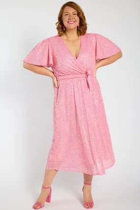 Lover Pink Sequin Dress