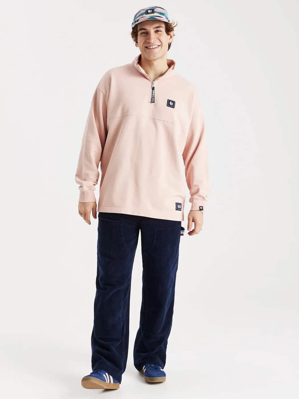 Lumi 1/4 Zip Sweater Dusty Pink