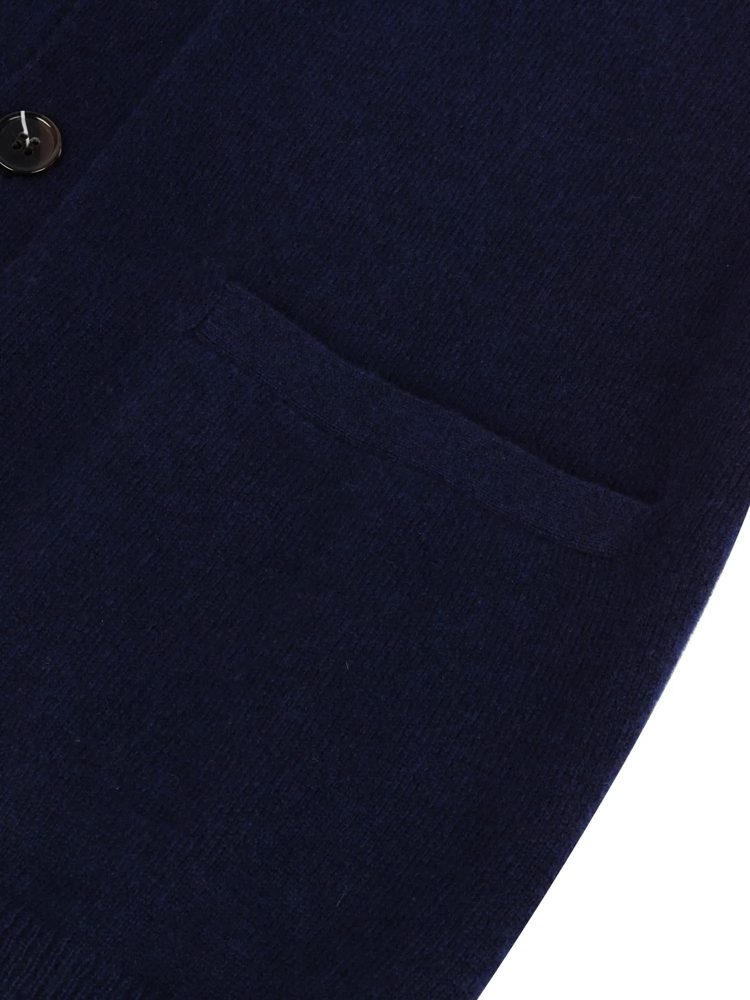 Men V-Neck Cardigan_Navy