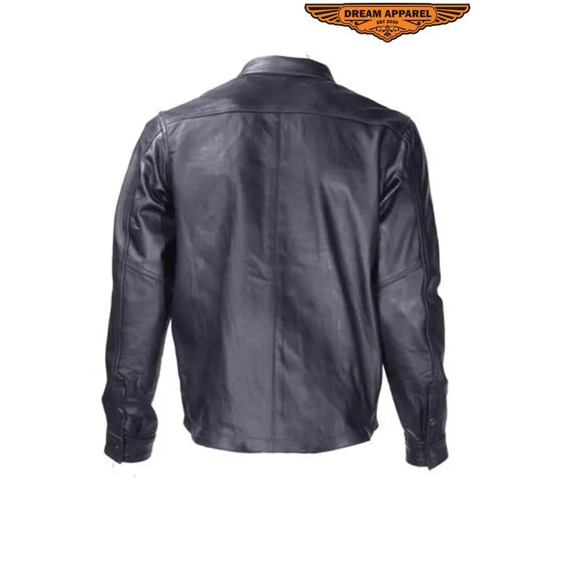 Mens Light Weight Leather Shirt