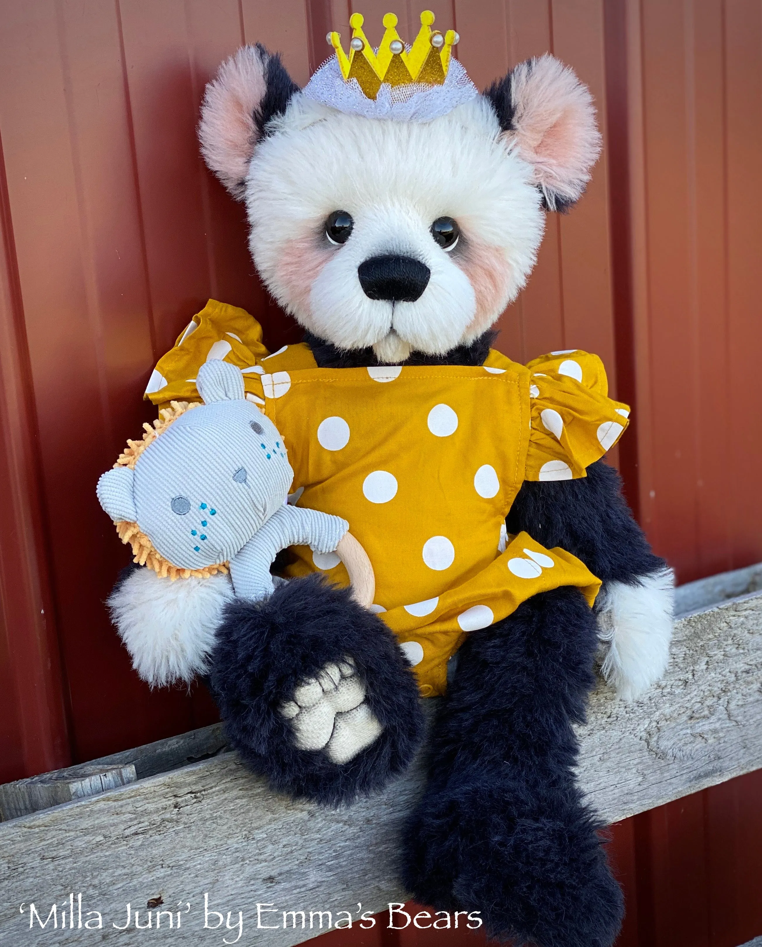 Milla Juni - 18" Artist Baby Bear by Emma's Bears - OOAK