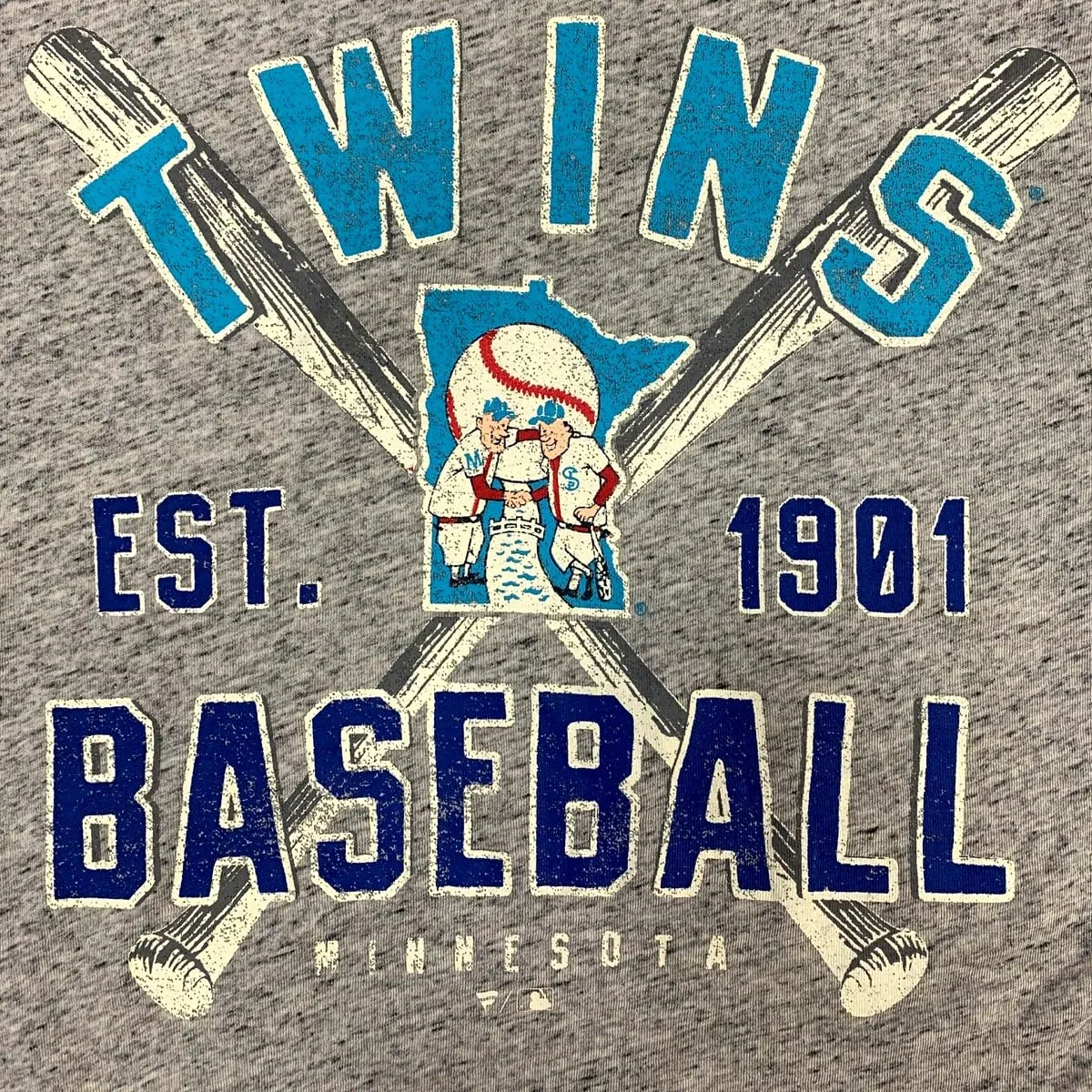 Minnesota Twins Fanatics Streak of Wins Speckled T-Shirt